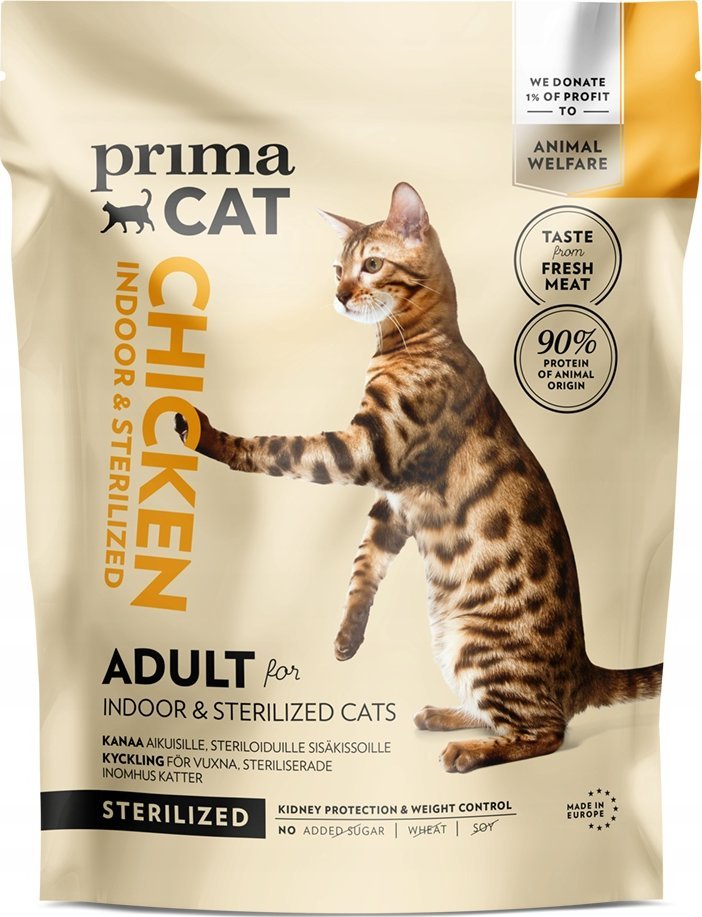 Prima PRIMACAT CHICKEN STERILIZED ADULT 1.4KG