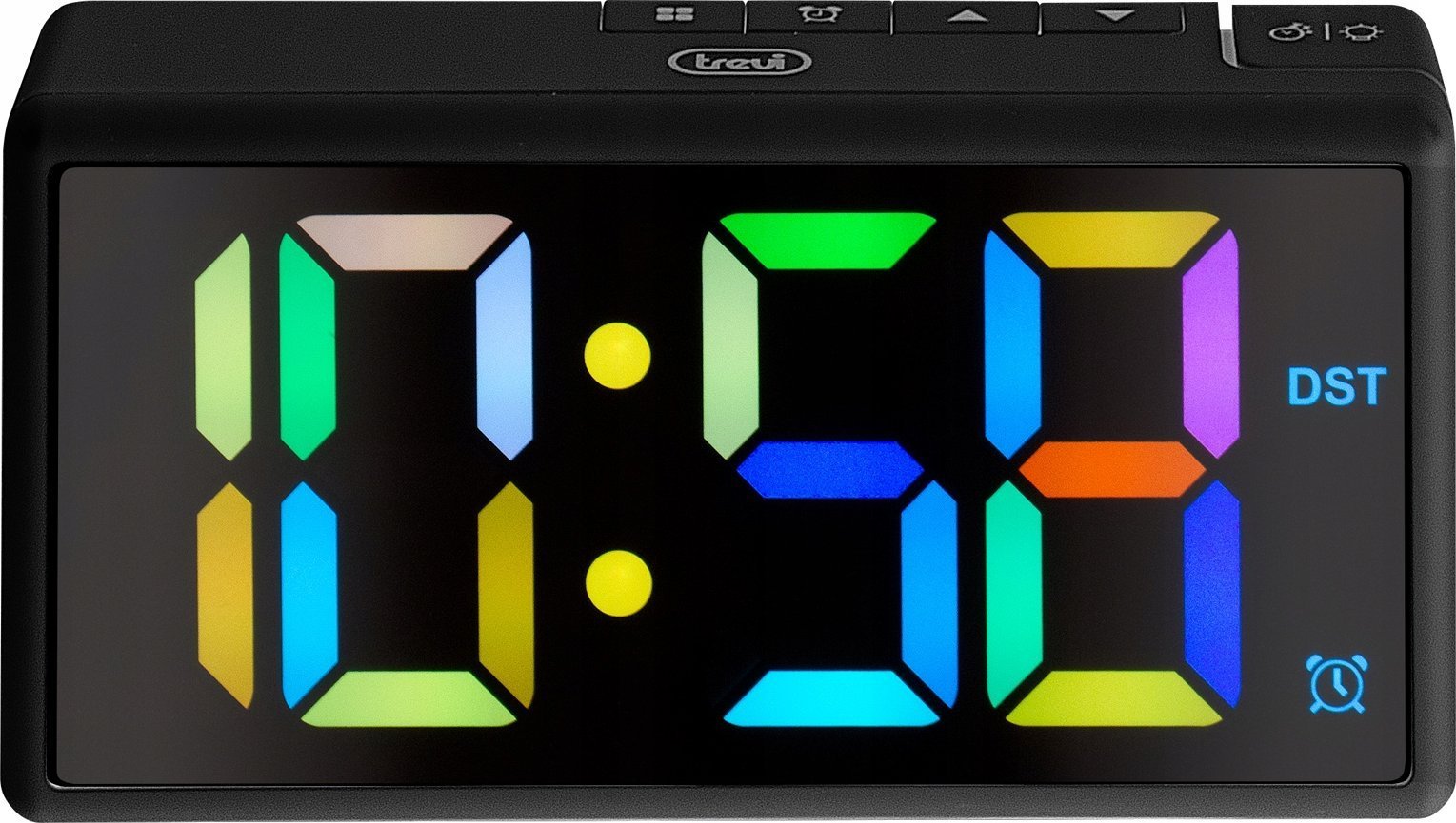 Trevi Zegar-budzik Trevi EC88600 rgb black