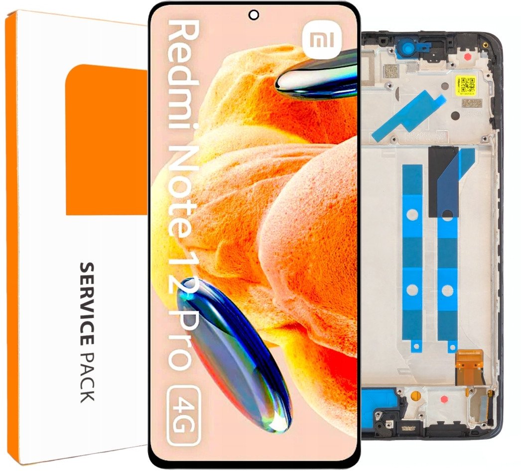 Wyświetlacz do Xiaomi Redmi Note 12 Pro 4G Ekran LCD Ramka Oryginał Zila (5904858380695)