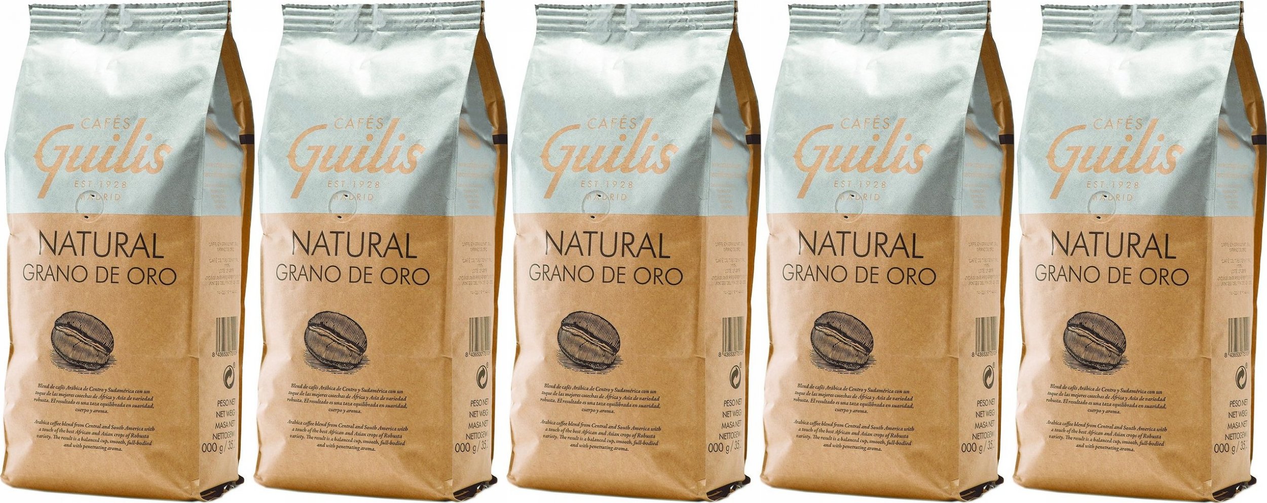 Kawa ziarnista Cafes Guilis Grano de Oro 5 kg