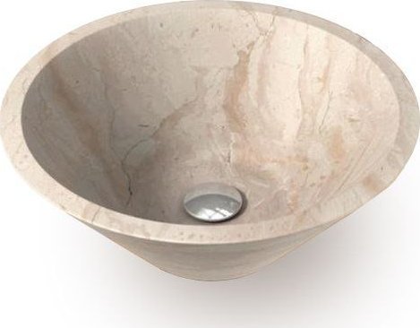 Umywalka INDERA Kamienna umywalka Fidus Cream - kolor kremowy