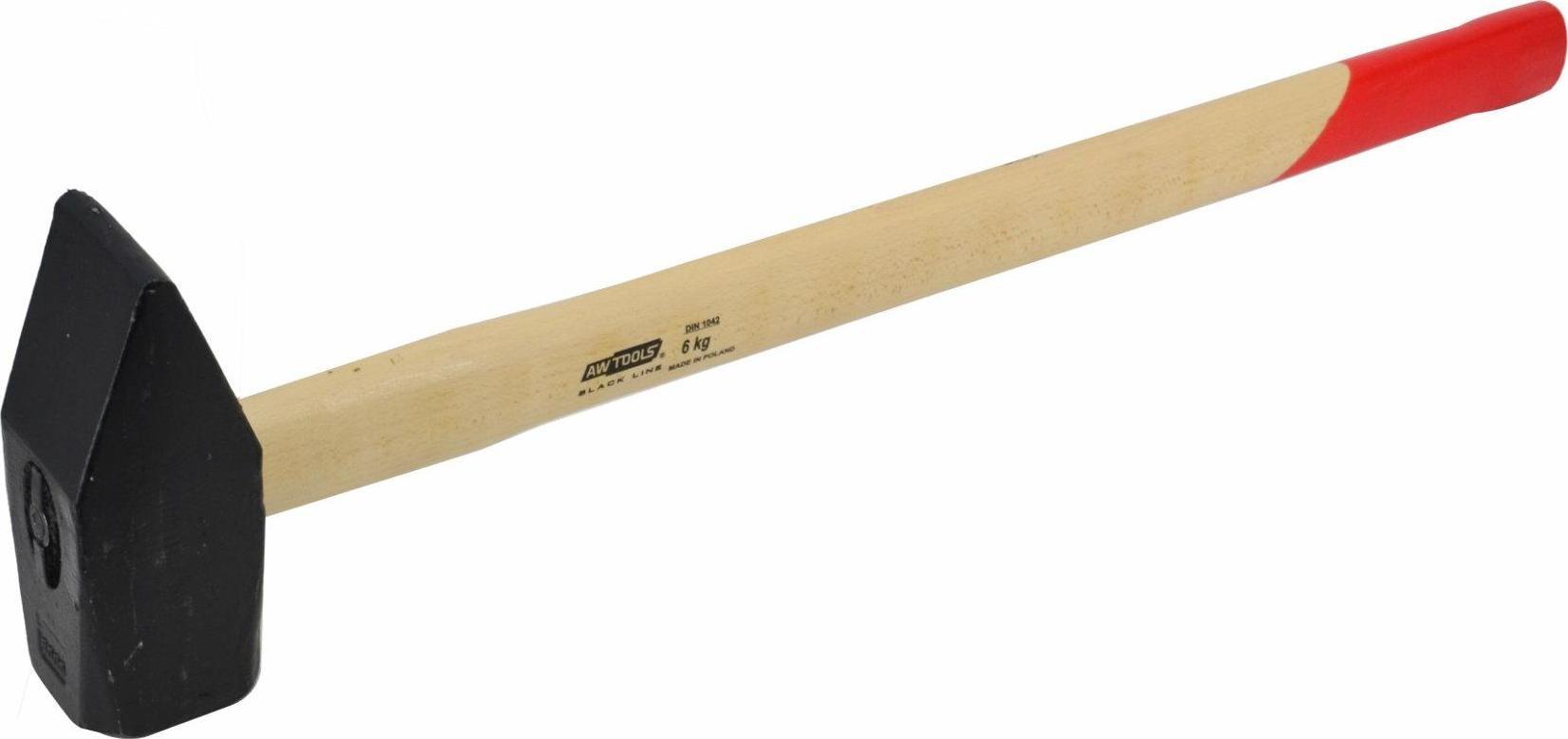 AWTools AWTOOLS MŁOTEK KOWALSKI 6,0 kg TRZONEK DREWNIANY BLACK LINE AW32044BL