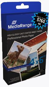 MediaRange Papier fotograficzny do drukarki A6 (MRINK104)