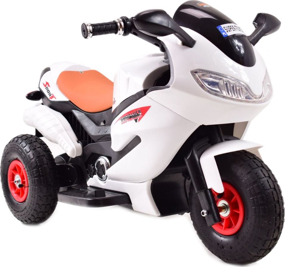 Import SUPER-TOYS SUPER ŚCIGACZ MOTOR SPORT - POMPOWANE KOŁA, PILOT, IMITACJA WYDECHU, MIĘKKIE SIEDZENIE/HZBB1188