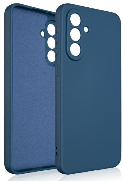 Etui Beline Silicone do Samsung A56 5G niebieski