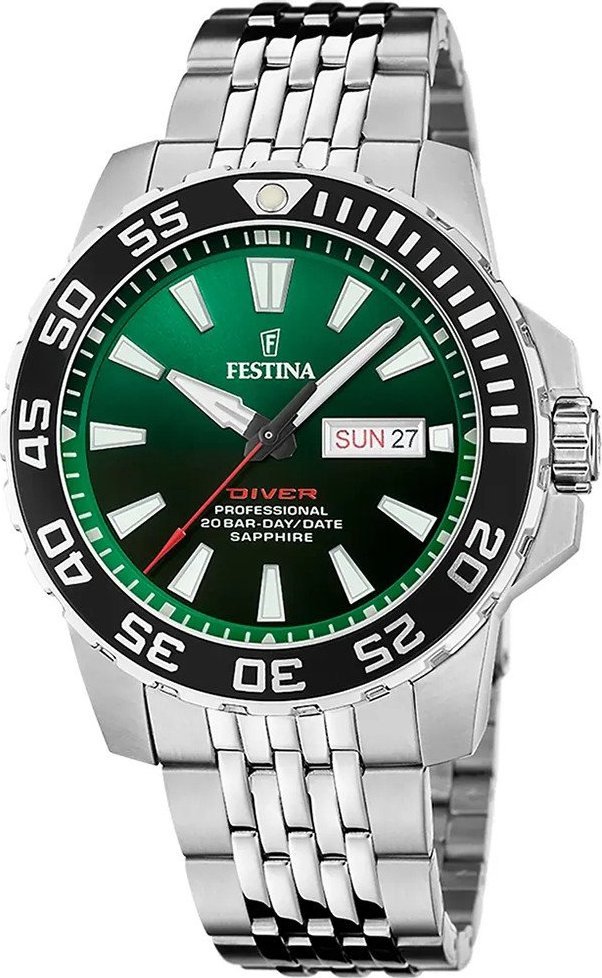Zegarek Festina Zegarek męski Festina F20661-2 srebrny