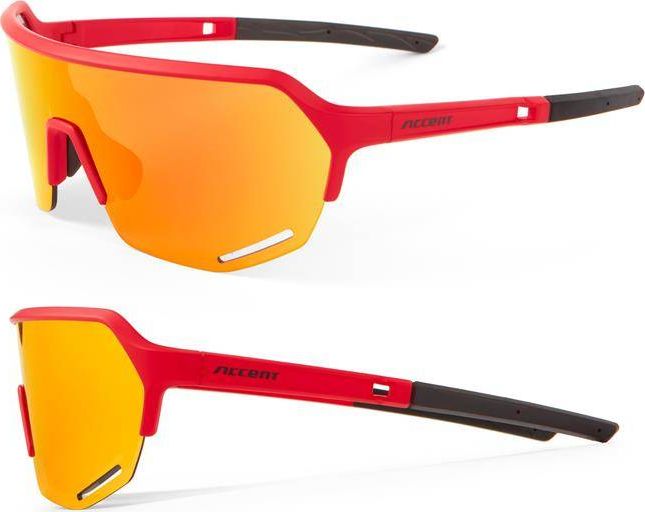 Accent Okulary Accent Hero czerwone, czerwone lustrzane, niebieskie rozjaśniające