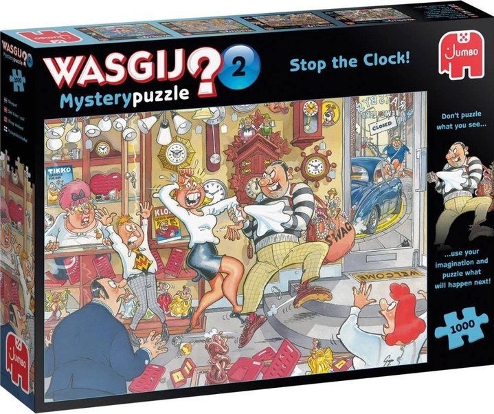Jumbo Puzzle Wasgij Mystery 2 Stop the Clock 1000 elementów (81933)