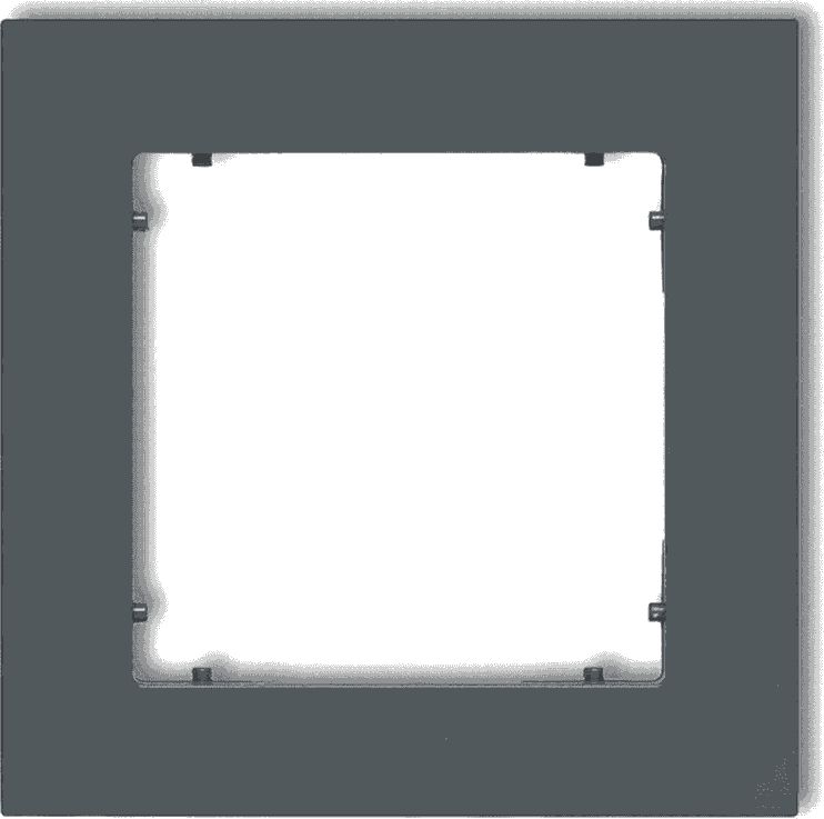 Karlik MINI Ramka pojedyncza grafitowy mat 28MR-1