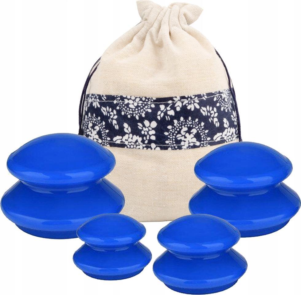 Logit CHIŃSKIE BAŃKI 4 SZTUKI GRANATOWE CUP-01