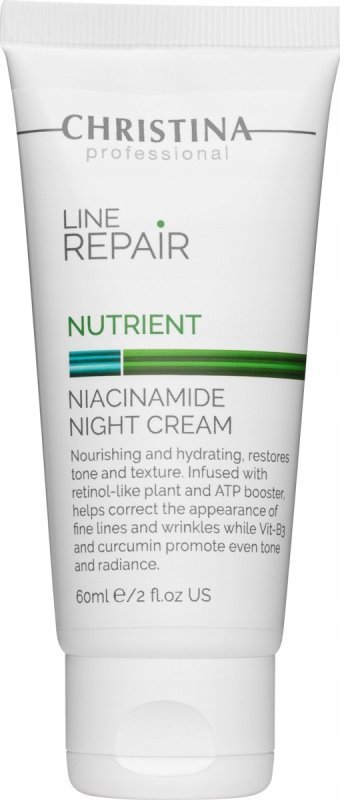 Line Repair Nutrient Niacinamide Night Cream - Krem na noc z niacynamidem, 60 ml