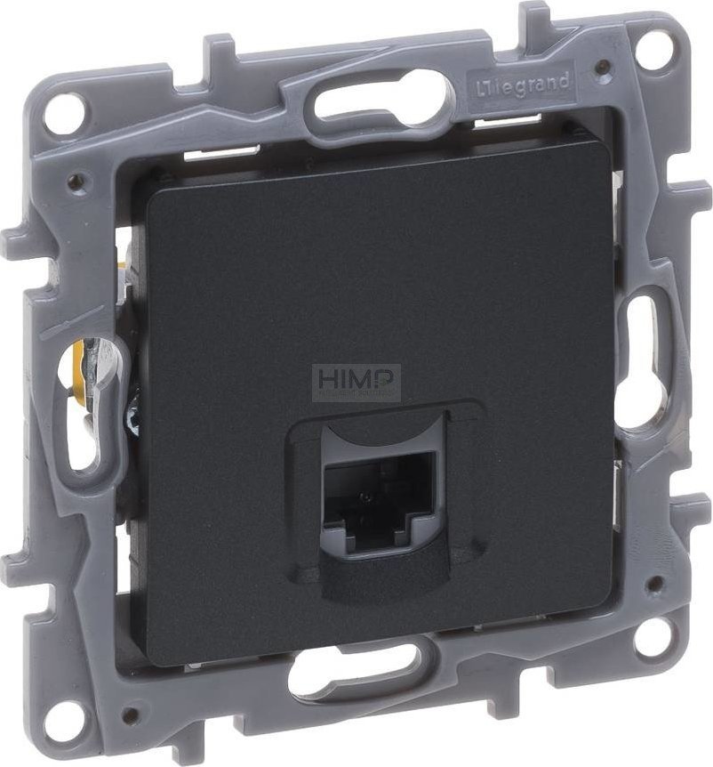 Legrand Niloe Selection Gniazdo RJ45 kat. 6 UTP antracyt 762273
