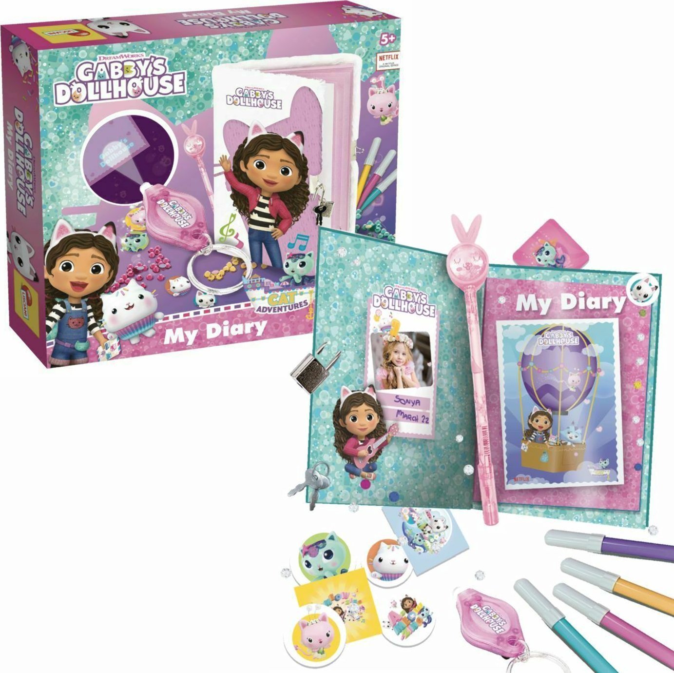 Lisciani Pamiętnik Koci Domek Gabi