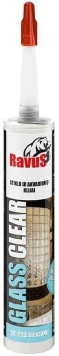 GLASS GLUE CLEAR RAVUS 300 ML