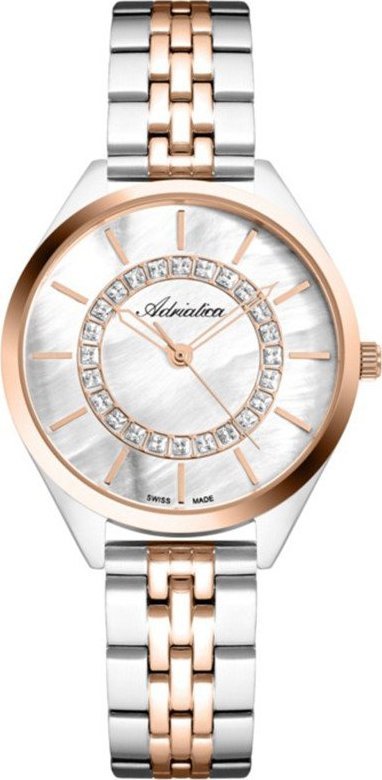 Zegarek Adriatica Zegarek damski Adriatica A3817.R1RFQ CYRKONIE srebrny