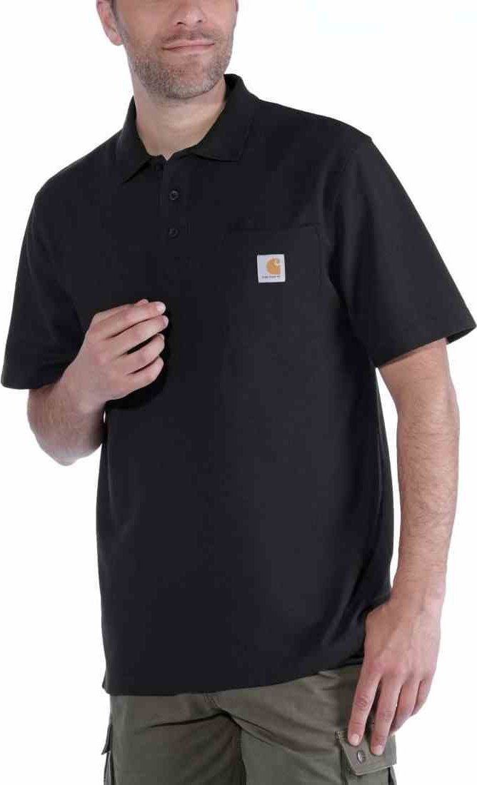 Carhartt Koszulka Carhartt Polo Contractor Work Black