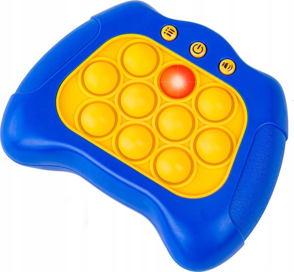 Zabawka Gra Elektroniczna Antystresowa Pop IT Sensoryczna, Wypychanka, Pad, Kontroler GRANATOWY