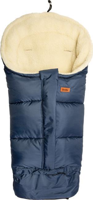 Sensillo Śpiworek Combi 3w1 z wełny - granatowy (SILLO-8479)