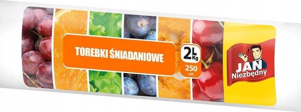 JAN Niezbędny JAN NIEZBĘDNY Torebki śniadaniowe 2 l/kg 250 sztuk