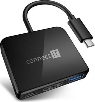 Stacja/replikator Connect IT HUB 3IN1 USB-C