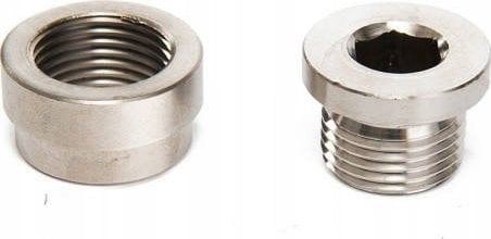 TurboWorks Adapter Redukcja Sondy Lambda M18x1.5 + Zaślepka TurboWorks