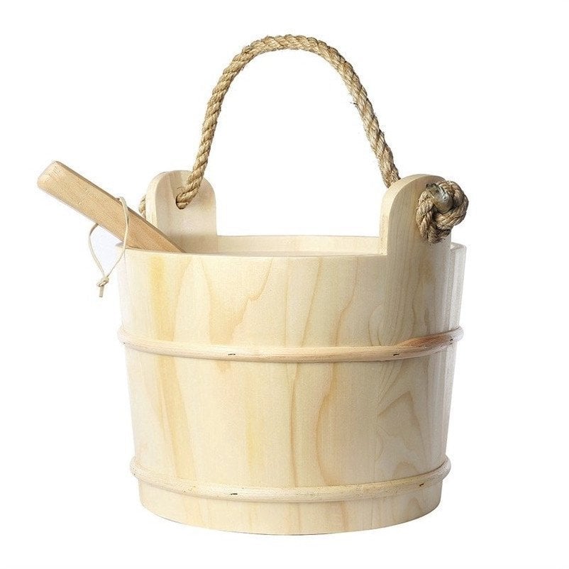 SAUNA BUCKET WITH LADLE (10 L)