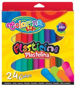 Colorino Plastelina 20 kolorów + 2 neonowe + srebrna i złota
