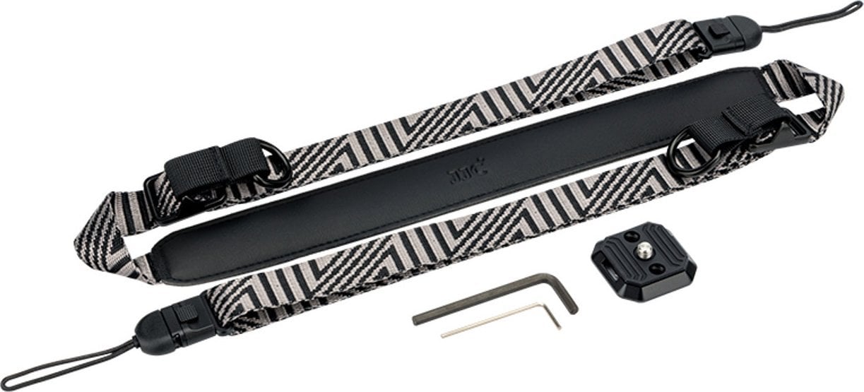 JJC Pasek do aparatu JJC QRS-M1 SILVER GRAY z płytką Arca Swiss