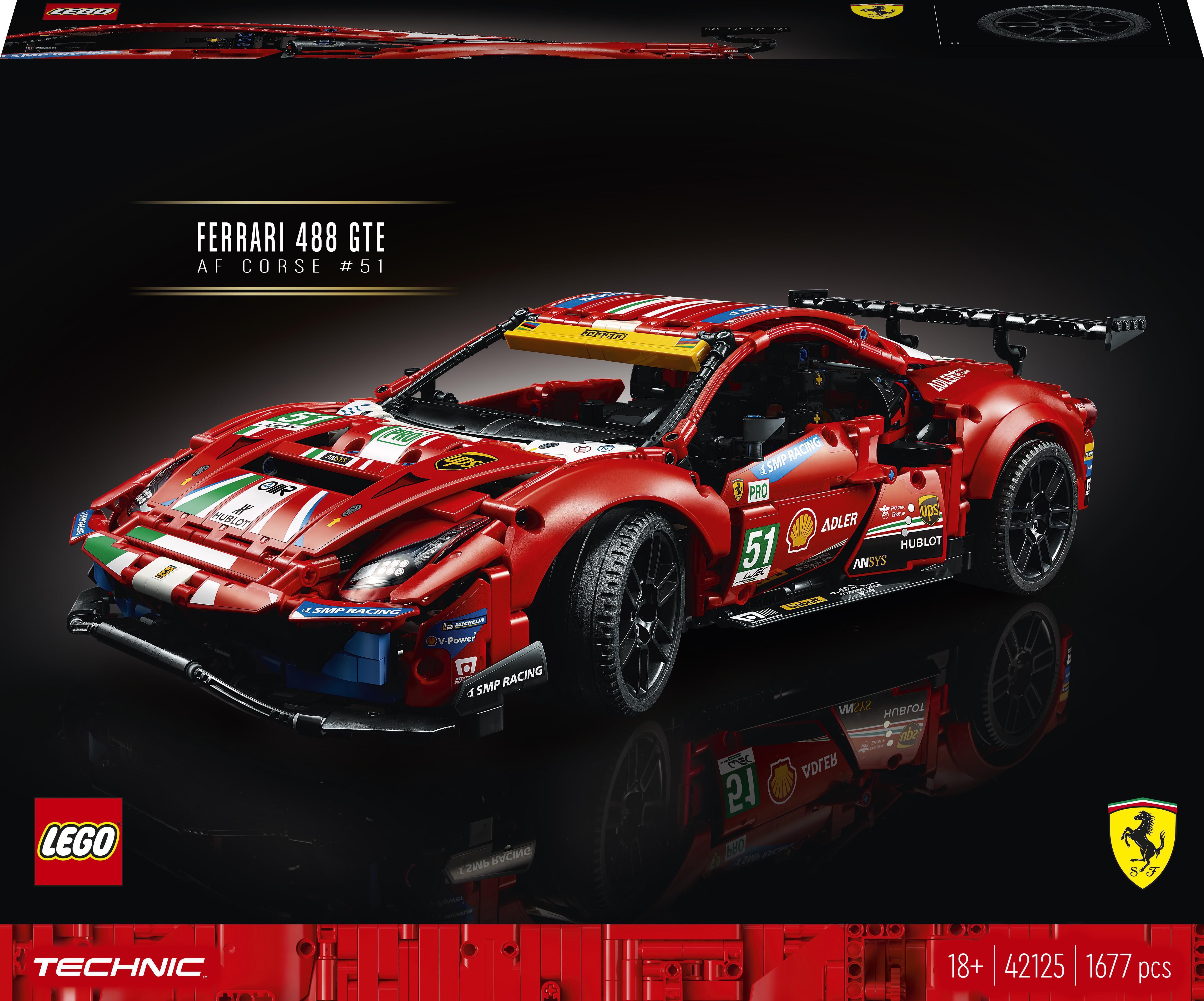 LEGO Technic Ferrari 488 GTE AF Corse #51 (42125)