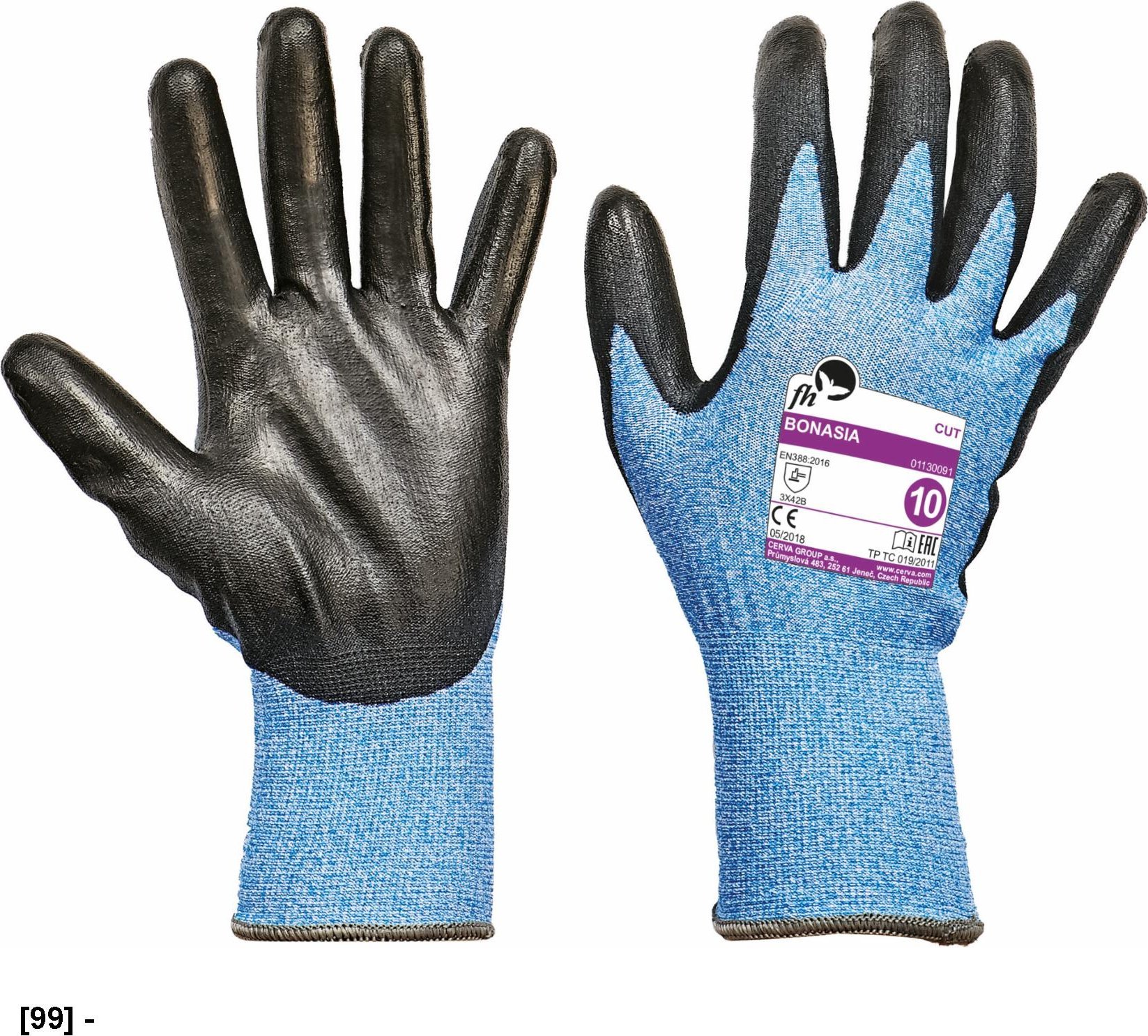 CERVA BONASIA - rękawice odporne na przecięcie i przekłucie 6