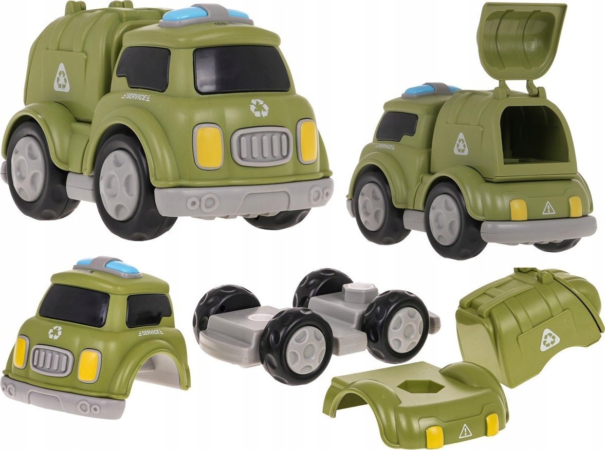 1PUNKT Autko Śmieciarka na Magnesy