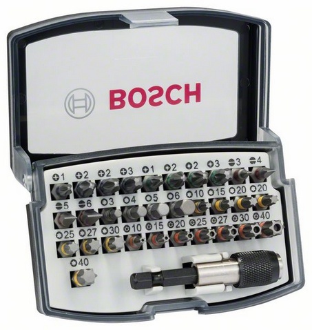 Bosch Zestaw końcówek wkręcających 1/4" 32 elementy (2.607.017.319)