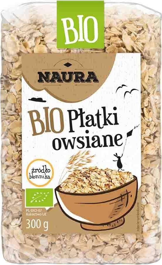 Naura Płatki owsiane BIO 300 g