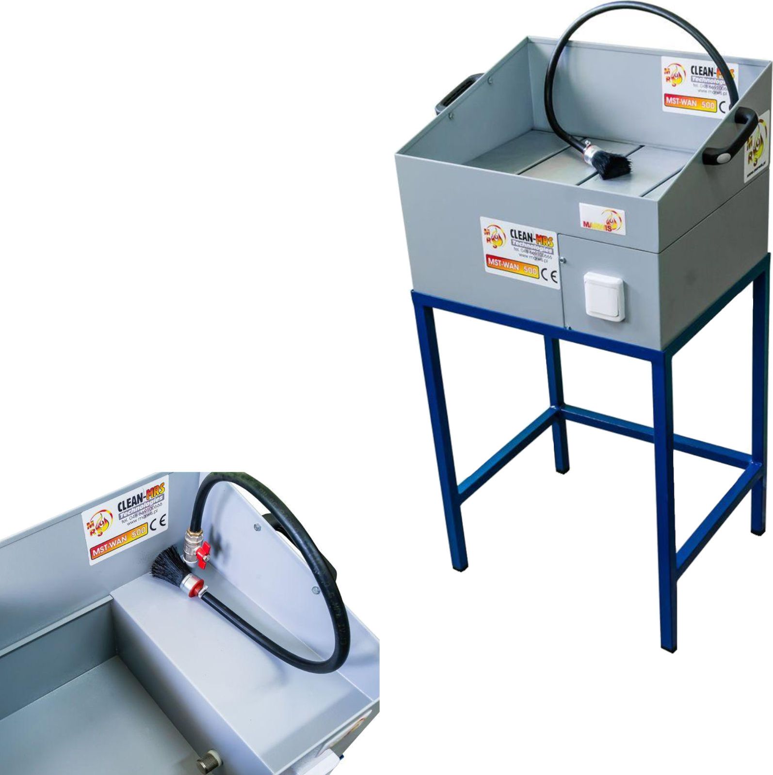 Marwis Myjka warsztatowa z obiegiem zamkniętym MST WAN 500 Myjka warsztatowa ekologiczna MST WAN 500