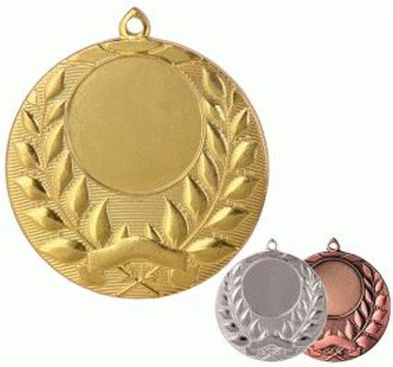 Victoria Sport Medal złoty ogólny z miejscem na emblemat 25 mm - medal stalowy