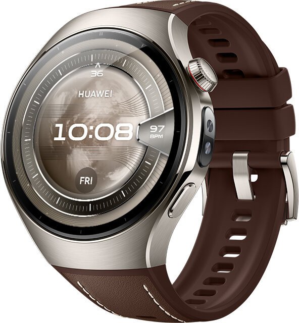 Smartwatch Huawei Watch 5 46mm Brązowy (6942103154317)