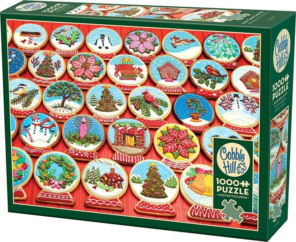 Puzzle 1000 Ciasteczka w kształcie śnieżnej kuli