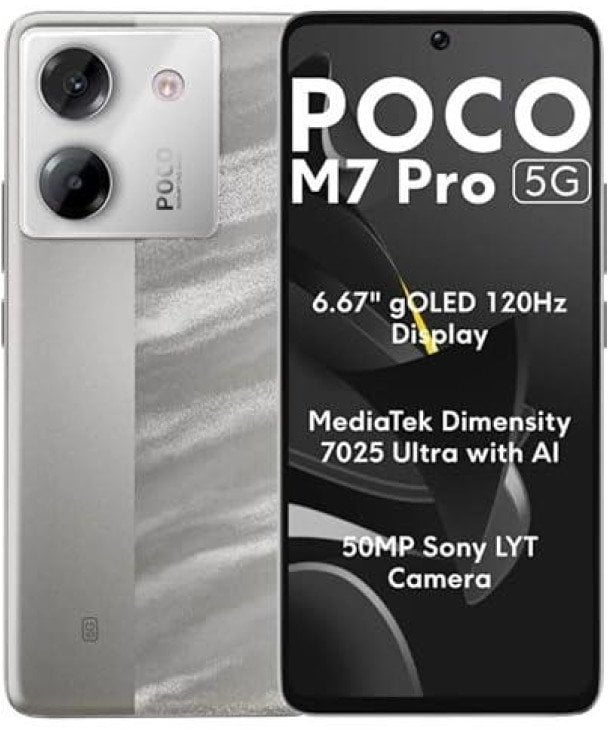 MOBILE PHONE POCO M7 PRO/12/256GB SILVER MZB0JZNEU POCO