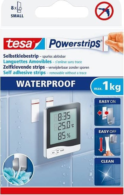 Tesa tesa Powerstrips Waterproof Small