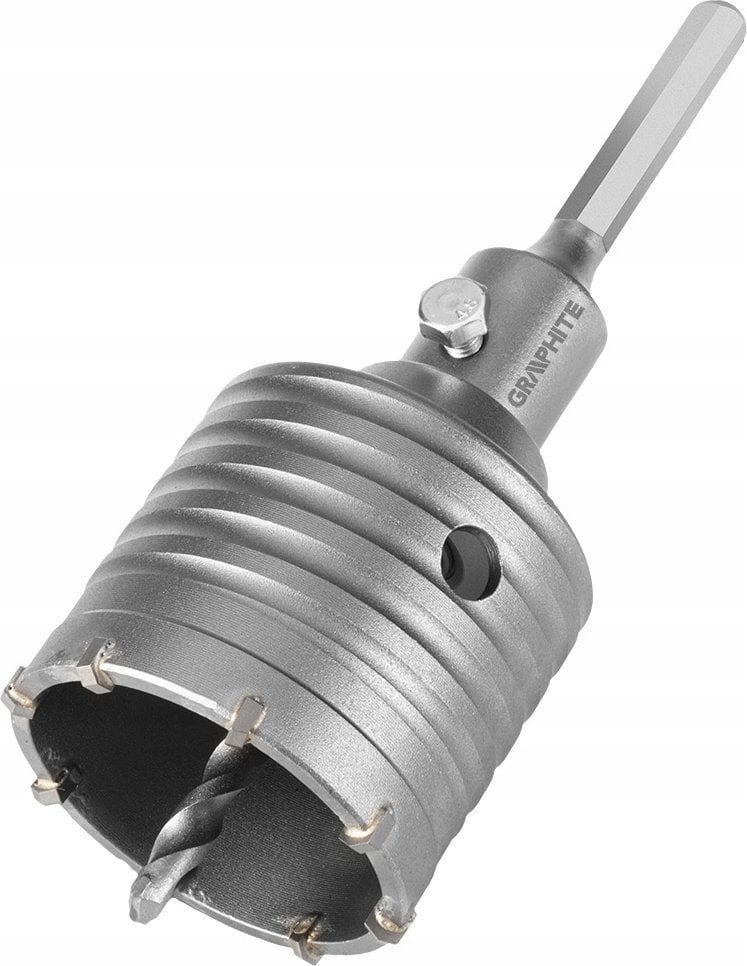 Otwornica widiowa 65 mm z adapterem HEX oraz wiertłem pilotującym