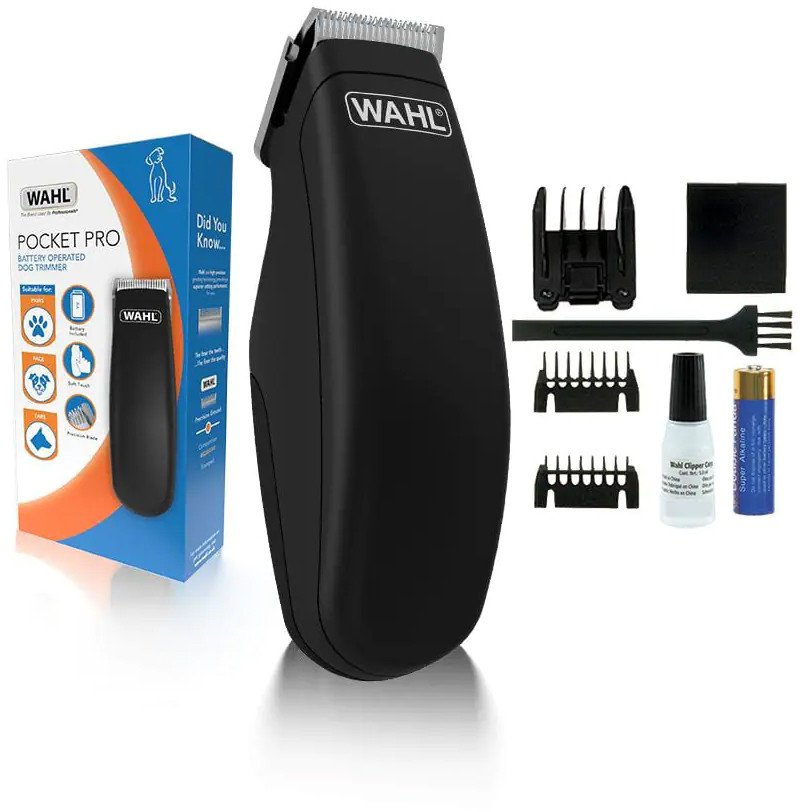 Wahl Pocket Pro melna - Trimmeris majdzivnieku apmatojuma kopsanai 9962-0470 (4015110033042)