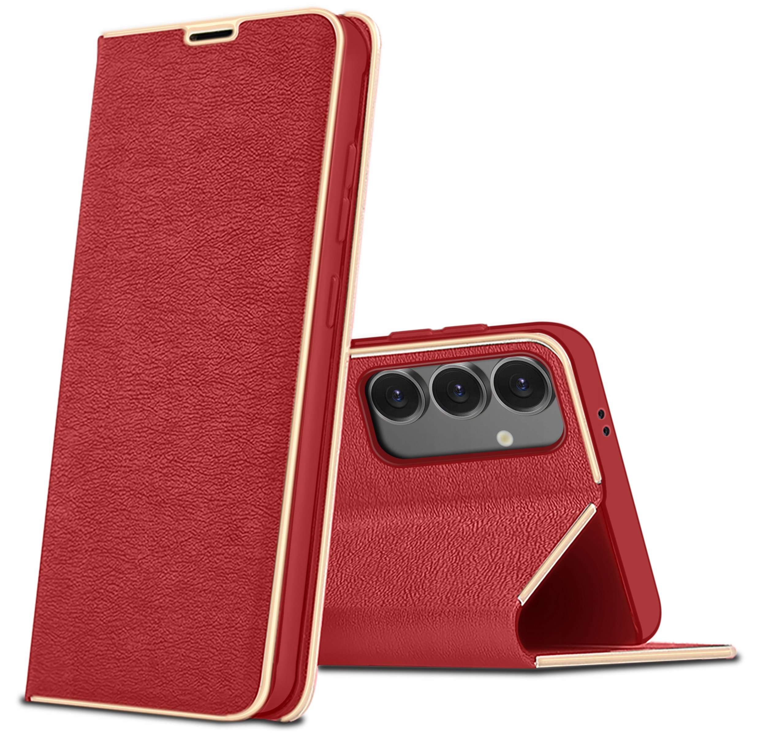 Etui do Samsung Galaxy S24 FE Case Magnet Portfel + Szkło OCHRONNE 9H