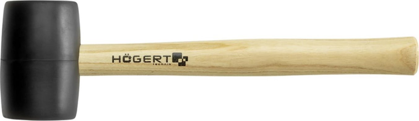 Högert Technik Młotek gumowy czarny 680g