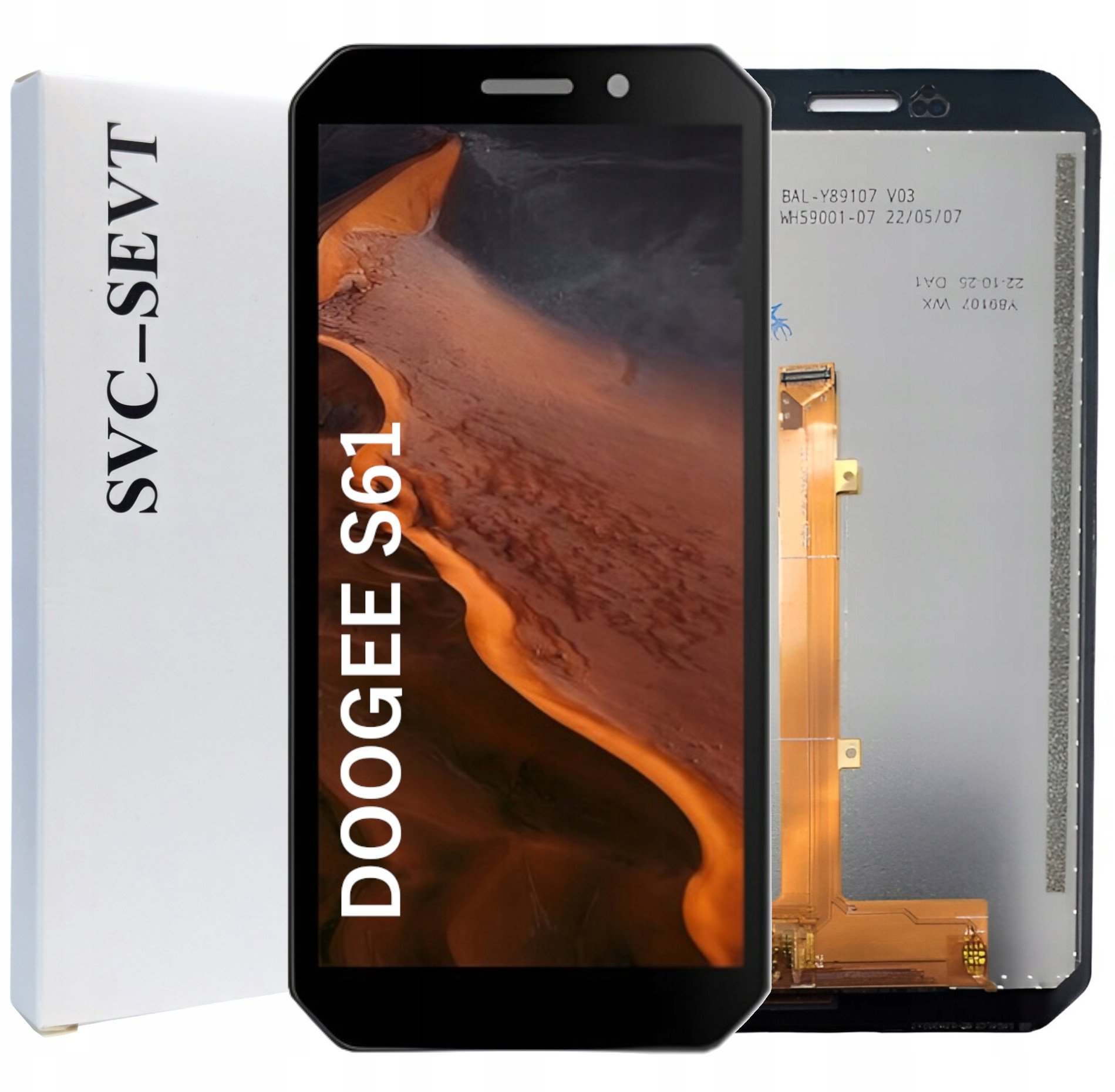 ORYGINAŁ WYŚWIETLACZ EKRAN LCD DO DOOGEE S61