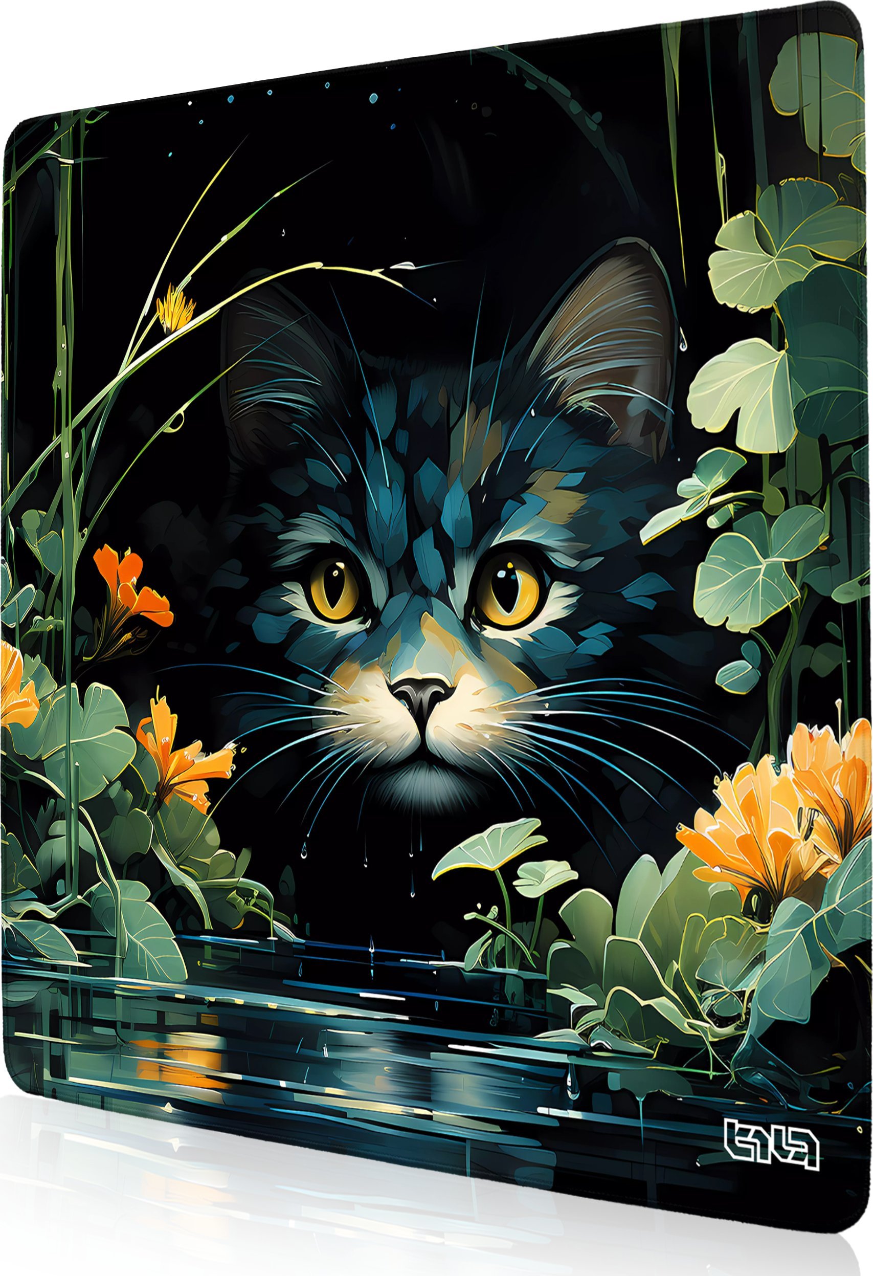 Podkładka Tilt PODKŁADKA GAMINGOWA Ukryty Kot 30x30 TILT Gamingowa XXL Na biurko