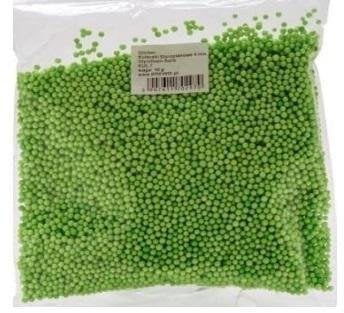 Styropianowe kulki 4mm zielone 10g