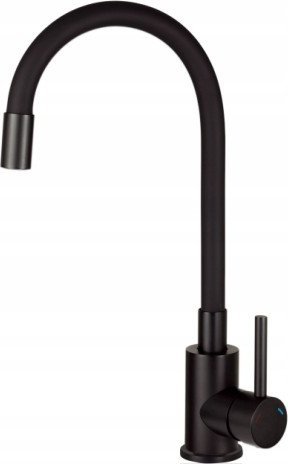 Bateria kuchenna Deante Bateria kuchenna z giętką wylewką czarna Asti Nero