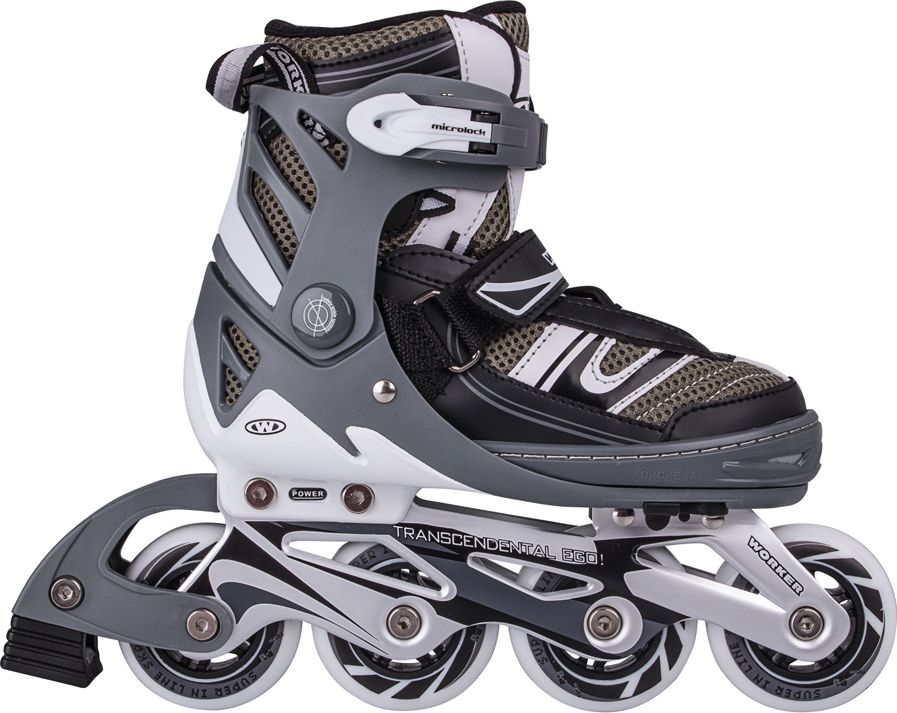 Rolki Worker Tifero z wymienną płozą regulowane czarne r. 31-34