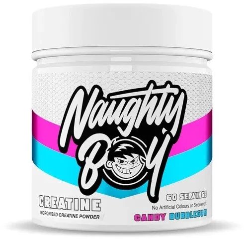 Naughty Boy - Kreatyna, Candy Bubblegum, Proszek 300g