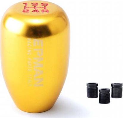 Epman_F Aluminiowa gałka zmiany biegów 5B Uniwersalna Gold